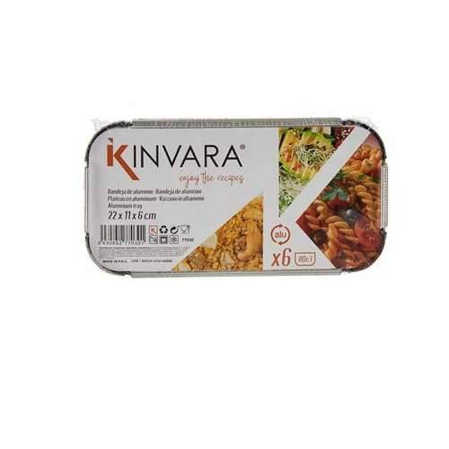 Komplet pladnjeva za hranu Kinvara 16153 za jednokratnu upotrebu S poklopcem 12 kom. Cijena