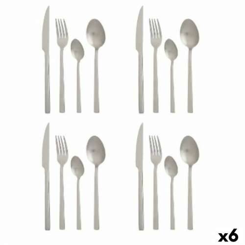 Set Pribora za Jelo Kinvara KT214012 Srebrna Nehrđajući Čelik Mat (6 kom.) Cijena