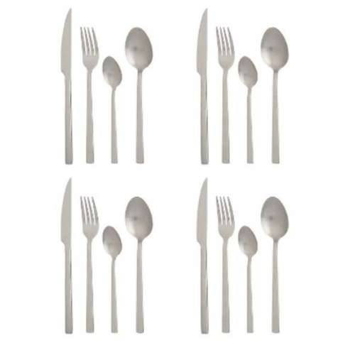 Set Pribora za Jelo Kinvara KT214012 Srebrna Nehrđajući Čelik Mat (6 kom.) Cijena