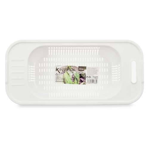 ocjeđivač Kinvara 04 1314 Bijela Plastika 47 x 9,5 x 22 cm (24 kom.) Cijena