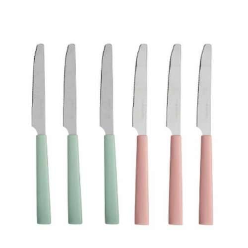 Set Noževa Kinvara CN-KT166096-1K Zelena Roza Srebrna Nehrđajući Čelik Plastika (12 kom.) Cijena