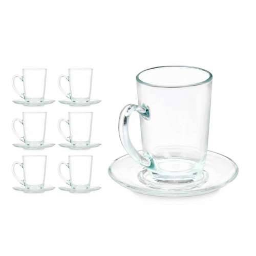 Šalica s Tanjurićem Vivalto 41089 Providan Staklo 200 ml (6 kom.) Cijena
