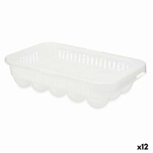 Posuda za Jaje Kinvara 02 1067 Bijela Providan Plastika 17,5 x 7 x 28,5 cm (12 kom.) Cijena