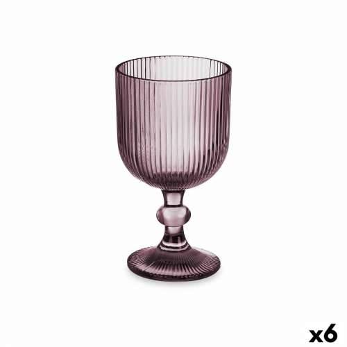Čaša za vino Crte Siva Staklo 260 ml (6 kom.) Cijena
