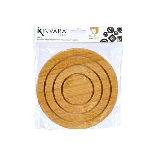 Podmetač Kinvara 897 Prirodno Bambus Okruglo 19 x 1 x 19 cm (24 kom.) Cijena