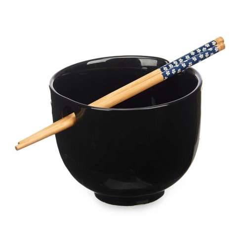 Zdjela Kinvara B10067A-N Crna Bambus 24 x 10,7 x 13,3 cm Štap asiatico/oriental (12 kom.) Cijena