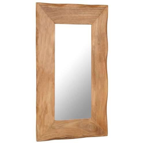 Kozmetičko ogledalo od masivnog bagremovog drva 50 x 80 cm Cijena