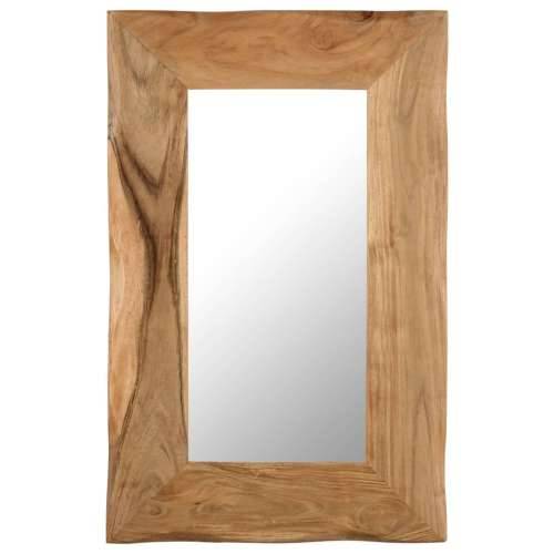 Kozmetičko ogledalo od masivnog bagremovog drva 50 x 80 cm Cijena
