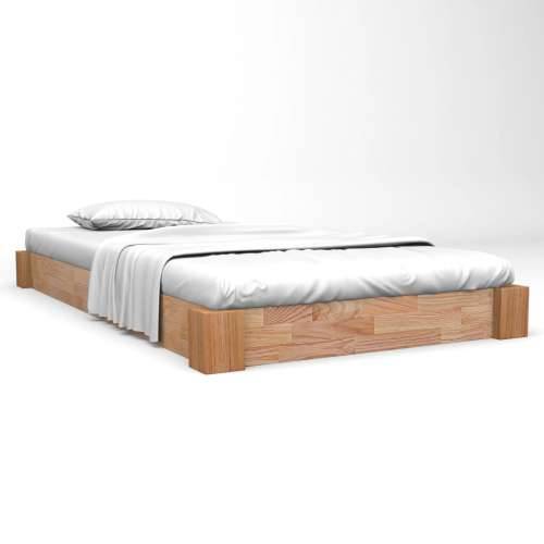 Okvir za krevet od masivne hrastovine 160 x 200 cm