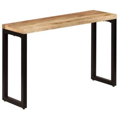 Konzolni stol 120 x 35 x 76 cm od masivnog drva manga i čelika