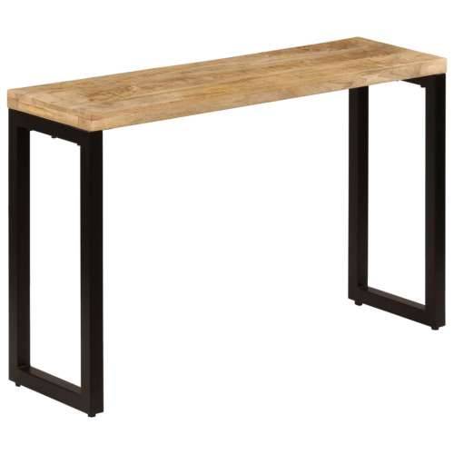 Konzolni stol 120 x 35 x 76 cm od masivnog drva manga i čelika Cijena