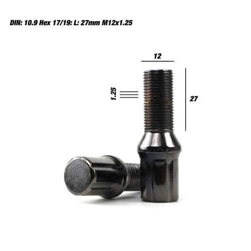 Set Matice OMP 27 mm Antracitna 20 uds M12 x 1,25 Cijena