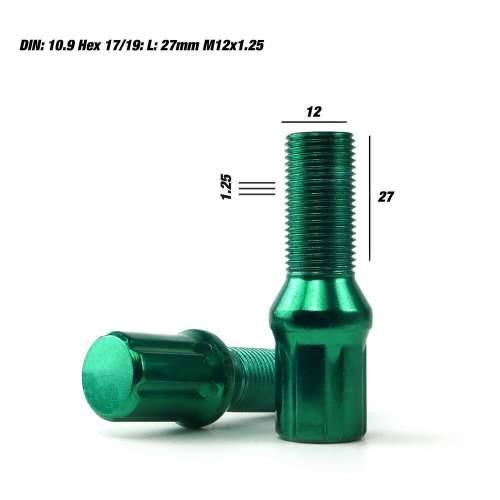 Set Matice OMP 27 mm Zelena 20 uds M12 x 1,25 Cijena