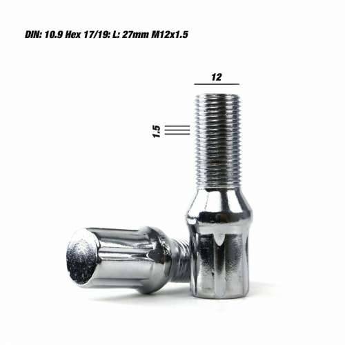 Set Matice OMP 27 mm Srebro 20 uds M12 x 1,50 Cijena