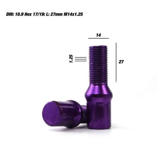 Set Matice OMP 27 mm Violeta 20 uds M14 x 1,25 Cijena
