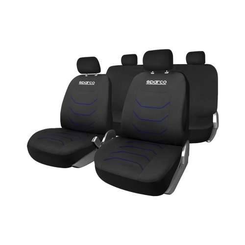 Set presvlaka za sjedala Sparco Corsa Crna/Plava Cijena