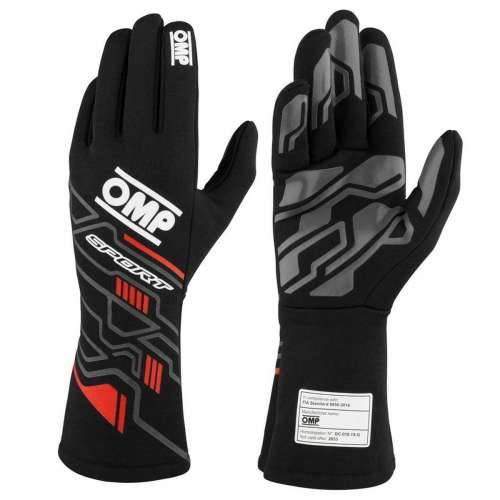 Men’s Driving Gloves OMP SPORT Crna/Crvena S Cijena