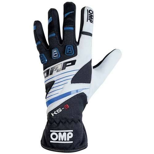Karting Gloves OMP KS-3 Plava Bijela Crna L Cijena