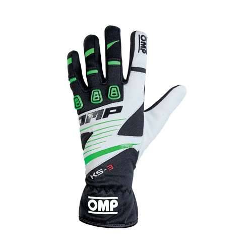 Kids Karting Gloves OMP KS-3 MY2018 Bijela Crna Zelena 6 kart Cijena