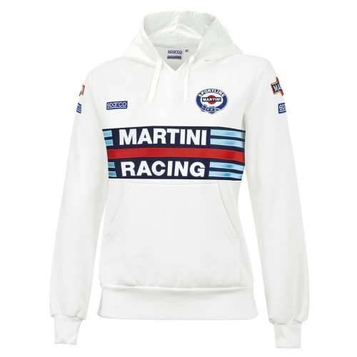 Ženska Majica s Kapuljačom Sparco Martini Racing Bijela Cijena