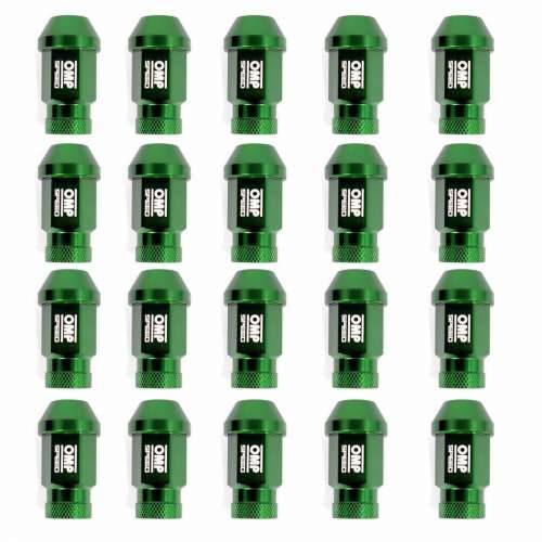 Set Matice OMP 7075 40 mm M14 x 1,50 20 uds Zelena Cijena