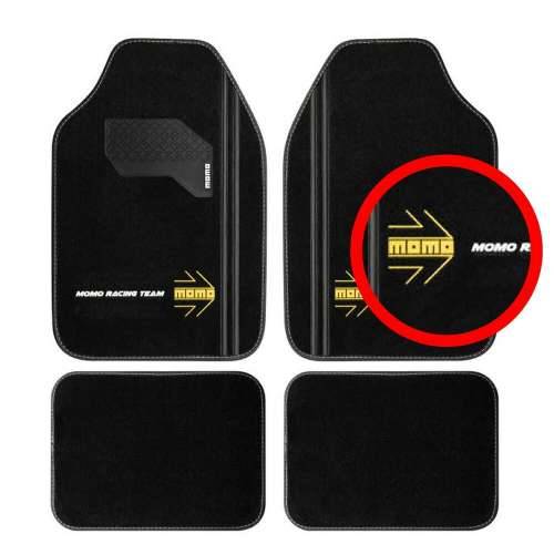 Podna prostirka za automobil MOMO MomlCM4A8BK Bijela/Crna Universal Cijena