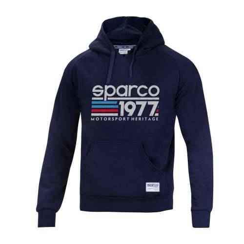 Muška Majica s Kapuljačom Sparco 1977 Tamno plava Cijena