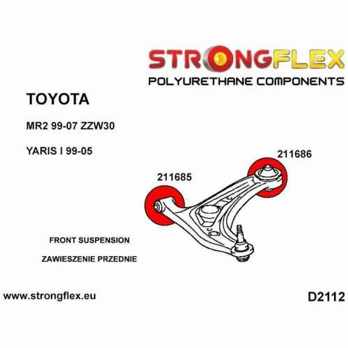 Silentblock Strongflex STF211686BX2 (2 pcs) Cijena