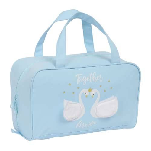 Neseser za Školu Glow Lab Cisnes Svetlo Plava 31 x 14 x 19 cm Cijena