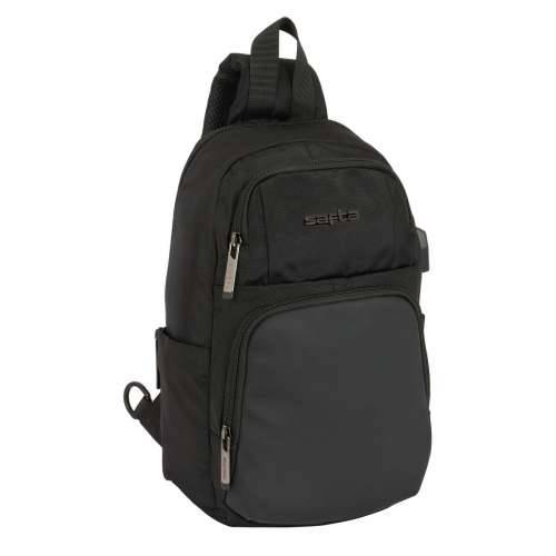 Ruksak Safta Black Crna 18 x 34 x 12 cm Cijena