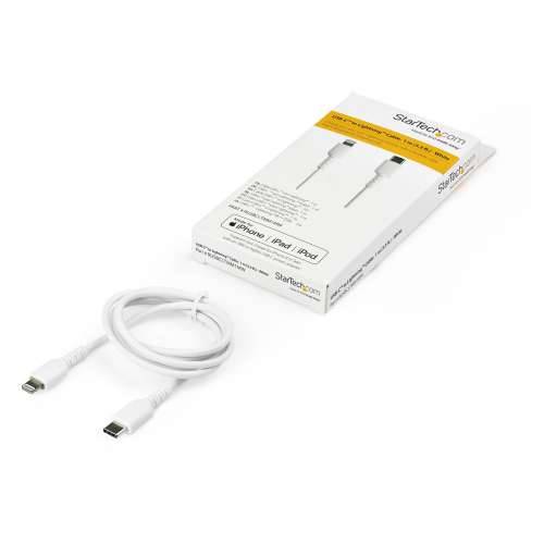 Kabel USB u Lightning Startech RUSBCLTMM1MW Bijela 1 m Cijena