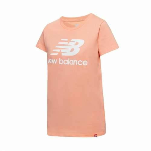 Ženska Majica Kratkih Rukava New Balance Essentials Stacked Roza Cijena