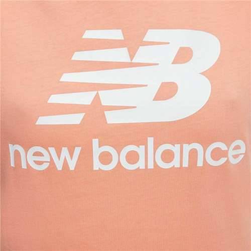 Ženska Majica Kratkih Rukava New Balance Essentials Stacked Roza Cijena
