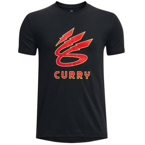 Muška Majica Kratkih Rukava Under Armour Curry Lightning Logo Crna Cijena