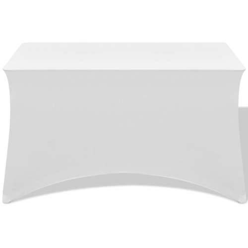 Rastezljivi Stolnjak 2 kom 243x76x74 cm Bijeli - Bijela 243 x 76 x 74 cm 2 Cijena