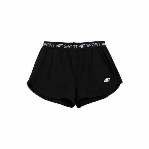 Sportske Kratke Hlače za Žene 4F Quick-Drying Crna Cijena