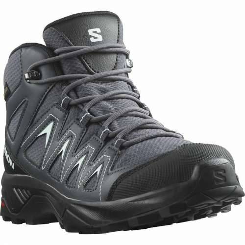 Čizme za planinarenje Salomon X Braze Mid Gore-Tex Dama Crna Cijena