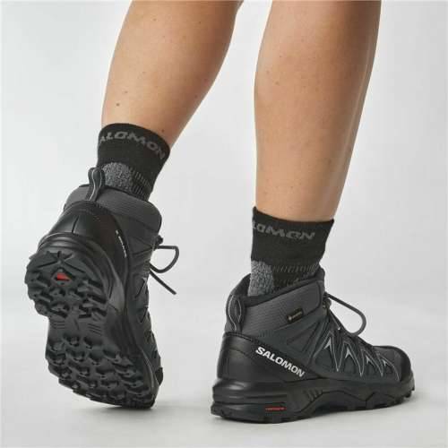 Čizme za planinarenje Salomon X Braze Mid Gore-Tex Dama Crna Cijena