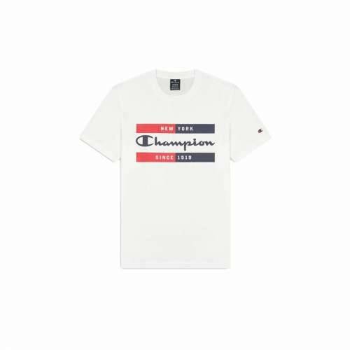 Muška Majica Kratkih Rukava Champion Crewneck Bijela Cijena