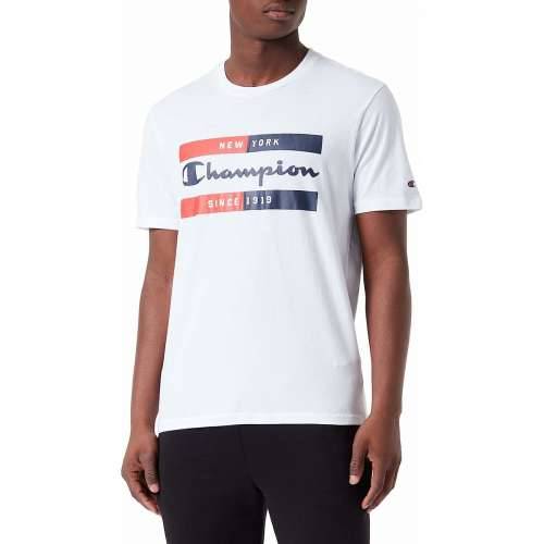 Muška Majica Kratkih Rukava Champion Crewneck Bijela Cijena