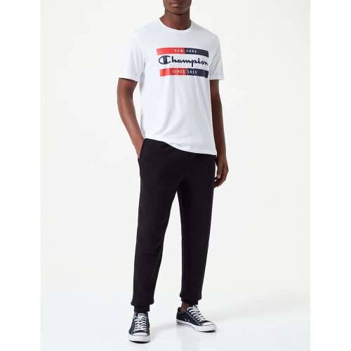 Muška Majica Kratkih Rukava Champion Crewneck Bijela Cijena