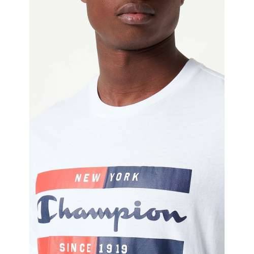 Muška Majica Kratkih Rukava Champion Crewneck Bijela Cijena