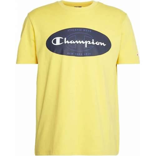 Muška Majica Kratkih Rukava Champion Crewneck Rumena Cijena