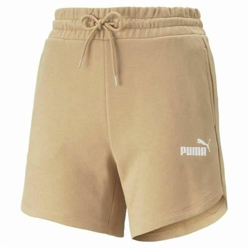 Sportske Kratke Hlače za Žene Puma Essentials 5” High Waist Bež Cijena