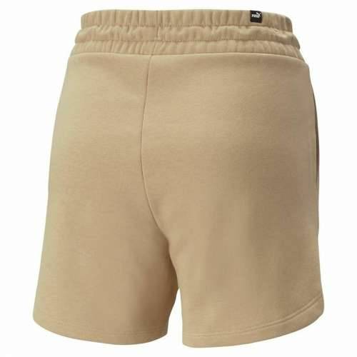 Sportske Kratke Hlače za Žene Puma Essentials 5” High Waist Bež Cijena