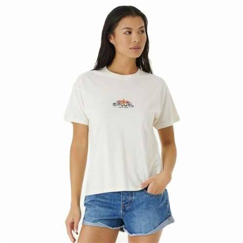 Majica Kratkih Rukava Rip Curl Sun Relaxed Bijela Cijena