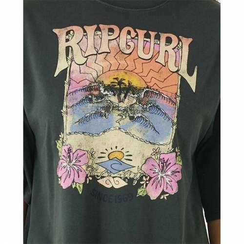 Ženska Majica Kratkih Rukava Rip Curl Barrelled Heritage Crna Cijena
