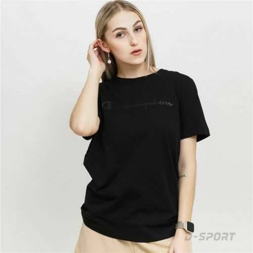 Ženska Majica Kratkih Rukava Champion Crewneck  Crna Cijena