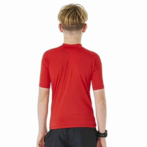 Dječja Majica Kratkih Rukava Rip Curl Corps L/S Rash Vest  Crvena Likra Daskanje Cijena