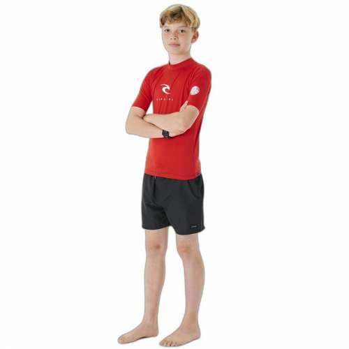 Dječja Majica Kratkih Rukava Rip Curl Corps L/S Rash Vest  Crvena Likra Daskanje Cijena